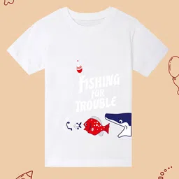 BAESD Boys TypographyPrinted Round Neck Short Sleeves T-shirt-picture-40