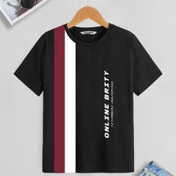 BAESD Boys Typography Printed Round Neck Cotton T-shirt-picture-24