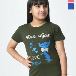 BAESD Girls 3 Printed Applique T-shirt-picture-40