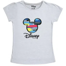 Minicult Girls Mickey Mouse Printed Cotton T-shirt-image-34