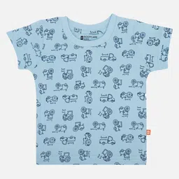 Bodycare Boys Conversational Printed Cotton Round Neck Applique Casual T-shirt-picture-30
