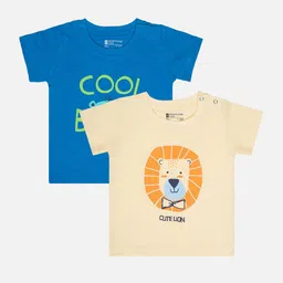Bodycare Infants Boys Pack Of 2 Graphic Printed Cotton T-shirts-picture-42