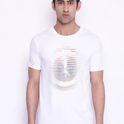 Marvel by Wear Your Mind Men White Red Captain America Printed Pure Cotton T-shirt-picture-34