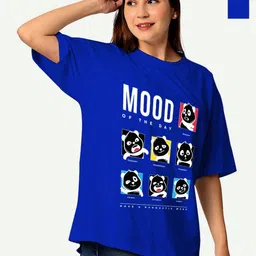 STATUS MANTRA Women Typography 2 Printed Applique T-shirt-picture-18