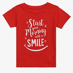 DYCA Girls Typography Printed Round Neck Half Sleeves Tshirt-picture-28