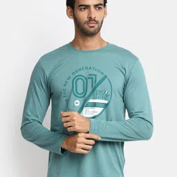 V-Mart Typography Printed Long Sleeves T-shirt image 1