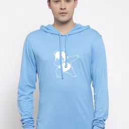 Friskers Men Turquoise Blue Printed T-shirt-picture-39