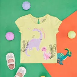 Pantaloons Baby Girls Graphic Printed Cotton T-shirt-picture-21