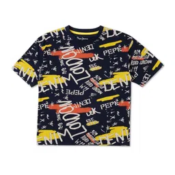 Pepe Jeans Boys Typography Printed Pure Cotton T-shirt-picture-55