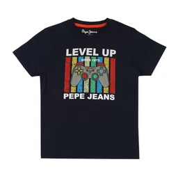 Pepe Jeans Boys Typography Printed Cotton T-shirt-picture-23