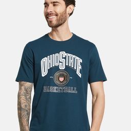 Octave Typography Printed Round Neck Short Sleeves Cotton T-shirt-picture-3