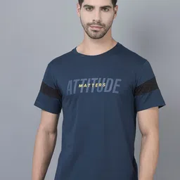 Dollar Typography Printed Cotton T-shirt-picture-29