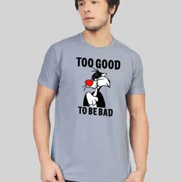 Greylongg Men Graphic Printed Round Neck Cotton T-shirt-picture-29