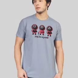 Greylongg Men Graphic Printed Round Neck Cotton T-shirt-picture-19