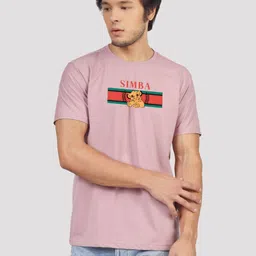 Greylongg Men Simba Graphic Printed Round Neck T-shirt-picture-26