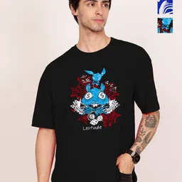 Leotude Men Printed Applique T-shirt-picture-38