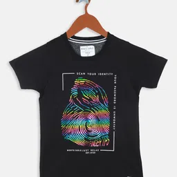 Monte Carlo Boys Typography Printed Round Neck Pure Cotton T-shirt-picture-14