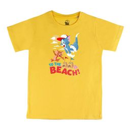 Tom & Jerry by Wear Your Mind Boys Yellow Printed Pure Cotton T-shirt-picture-35