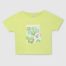 max Girls Graphic Printed Pure Cotton T-shirt-picture-37