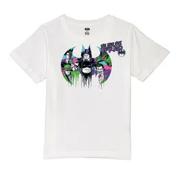 Wear Your Mind Boys Batman Graphic Printed Pure Cotton T-shirt-picture-57