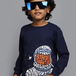 V-Mart Boys Typography Printed Cotton T-shirt-picture-14