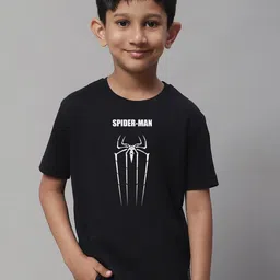 Friskers Boys Typography Printed Round Neck Cotton Regular T-shirt-picture-29