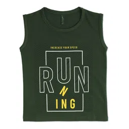 earth conscious Boys Typography Printed Round Neck Cotton T-shirt-image-84