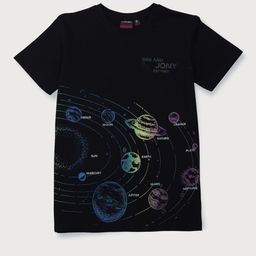Gini and Jony Boys Black Printed T-shirt-picture-33