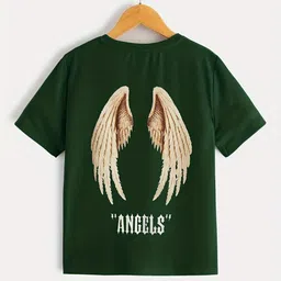 StyleCast Boys Green Graphic Printed Regular Fit T-shirt-picture-32