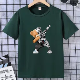 StyleCast Boys Green Graphic Printed Short Sleeves T-shirt-picture-20
