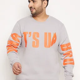 Club York Plus Size Printed Fleece Sweatshirt-image-45