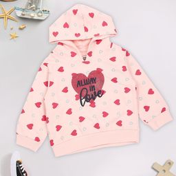 MeeMee Girls Pink Printed Sweatshirt-picture-24