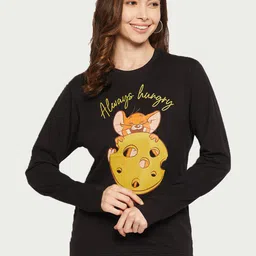 Tom & Jerry by Wear Your Mind Women Printed Sweatshirt-image-10