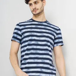 Celio Striped Regular Fit Cotton T-Shirt-picture-25