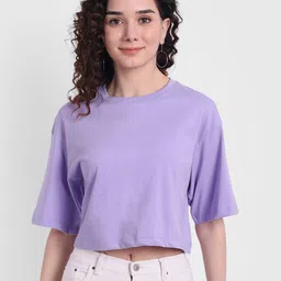 COLOR CAPITAL Drop Shoulder Sleeves Boxy Pure Cotton T-shirt-picture-10