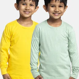 Friskers Boys Pack Of 2 Pure Cotton T-shirts-image-88