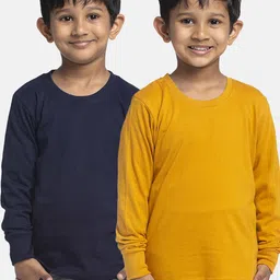 Friskers Boys Pack Of 2 Pure Cotton T-shirts-image-91