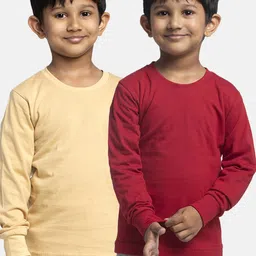 Friskers Boys Pack Of 2 Pure Cotton T-shirts-image-45
