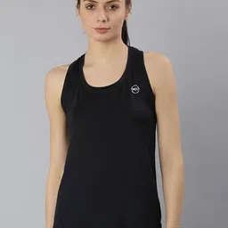 MKH Women Black Dri-FIT Tank T-shirt-image-55