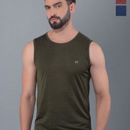 Force NXT Men Coolmax Pack Of 3 Anti Viral Anti Odour Solid Sleeveless T-shirt-picture-41