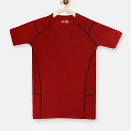 CHIMPRALA Boys Maroon & Black Outdoor Sports T-shirt-picture-35