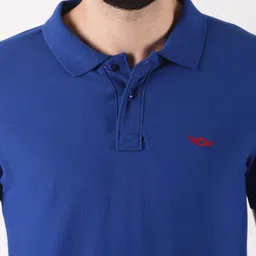 Force NXT Men Solid Super Combed Cotton Polo T-shirt image 3