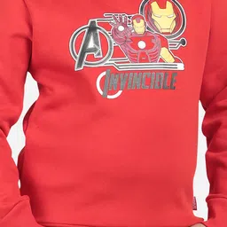 Bodycare Kids Boys Avengers Printed Fleece Sweatshirt image 2