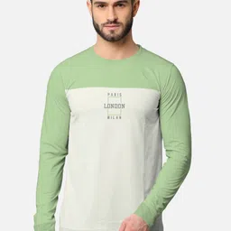 BULLMER Men Pack Of 2 Grey & Green Printed Cotton Hooded Sweatshirt image 2