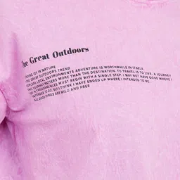 Styli Women Typography Printed Drop-Shoulder Sleeves Oversize Cotton T-shirt image 3