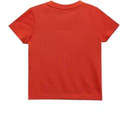 U.S. Polo Assn. Kids Boys Typography Printed Round Neck Cotton Regular T-shirt image 3