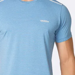 van heusen innerwear Van Heusen Performance Men Striped Swift Dry Crew Neck T-Shirt image 2