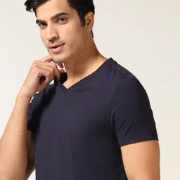 Blackberrys V-Neck Cotton Slim Fit T-shirt image 2