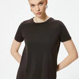 Koton Round Neck Short Sleeves Cotton T-shirt image 2