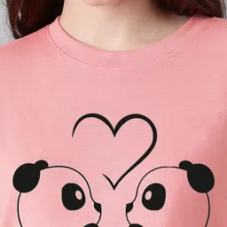 KOTTY Basics Graphic Printed Drop-Shoulder Sleeves Oversized T-shirt image 5